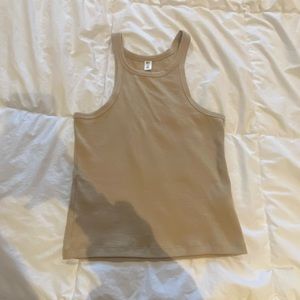 Tan racerback top